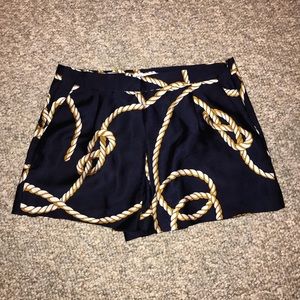 Zara Navy Shorts NWOT